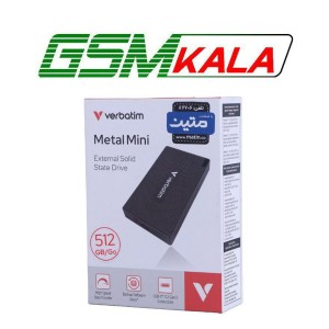 حافظه اکسترنال SSD ورباتیم Verbatim Metal Mini 512GB