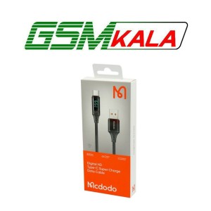 کابل تایپ سی فست شارژ 6 آمپر مک دودو CA-108 طول 1.2 متر