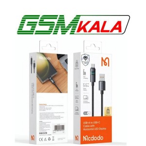 کابل تایپ سی فست شارژ 66 وات مک دودو CA-652 طول 1.2 متر