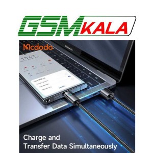 کابل تایپ سی فست شارژ 66 وات مک دودو CA-652 طول 1.2 متر