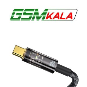 کابل تایپ سی فست شارژ 100 وات باسئوس Explorer Series CATS00020 طول 1 متر