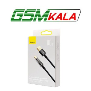 کابل تایپ سی فست شارژ 100 وات باسئوس Explorer Series CATS00020 طول 1 متر
