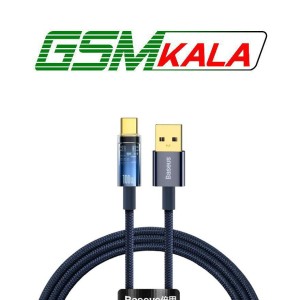 کابل تایپ سی فست شارژ 100 وات باسئوس Explorer Series CATS00020 طول 1 متر