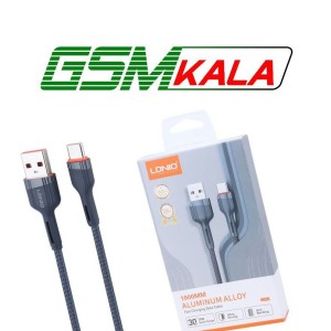 کابل تایپ سی فست شارژ 30 وات الدینیو LS641 طول 1 متر