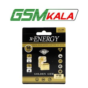 فلش 16 گیگ ایکس-انرژی X-Energy Golden GEM