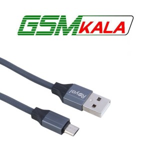 کابل میکرو یو اس بی فست شارژ 2.4 آمپر رویال RCS-118 طول 1 متر