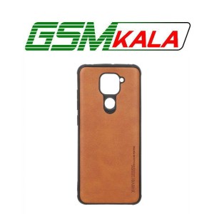 قاب طرح چرم Xlevel مدل Xiaomi Redmi Note 9 / Redmi 10X 5G / Redmi 10X Pro 5G - عسلی