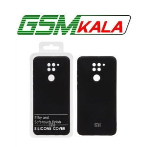 قاب نیو سیلیکون محافظ لنزدار Xiaomi Redmi note 9 -RFF - مشکی کد7 (پک دار)