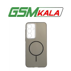 قاب SO COOL طرح مگ سیف محافظ لنز شفاف Samsung Galaxy A55 - مشکی