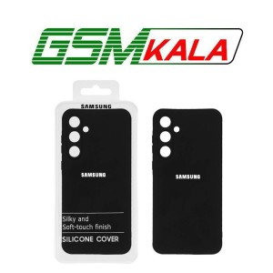 قاب نیو سیلیکون محافظ لنزدار Samsung Galaxy A55 - RFF - مشکی (پک دار)