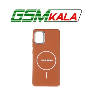 قاب Texture طرح مگ سیف Action مدل Samsung Galaxy A51 / M40s - قهوه ای