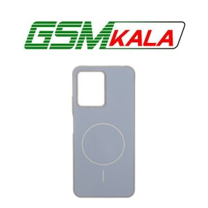 قاب پشت براق طرح مگ سیف سیلور Xiaomi Redmi Note 12 4G - خاکستری