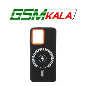 قاب Texture طرح مگ سیف Weiiken مدل Xiaomi Redmi Note 12 4G - مشکی