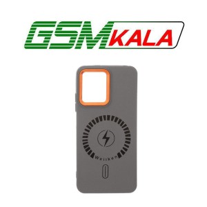 قاب Texture طرح مگ سیف Weiiken مدل Xiaomi Redmi Note 12 4G - خاکستری