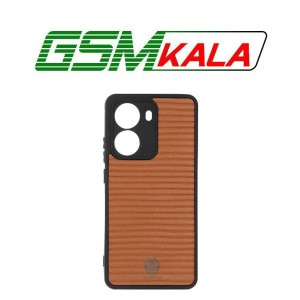 قاب Golden Lion شیاردار Xiaomi Poco X7 Pro - کاراملی