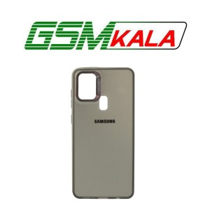 قاب So Cool لنز متال لوگودار Samsung Galaxy A21s - مشکی