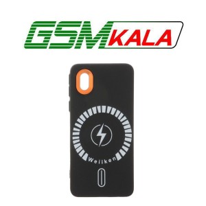 قاب Texture طرح مگ سیف Weiiken مدل Samsung Galaxy A01 Core - مشکی