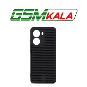 قاب Golden Lion شیاردار Xiaomi Poco X7 Pro - مشکی