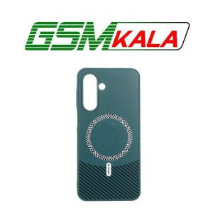 قاب Spigen طرح مگ سیف هاشور دار Samsung Galaxy A17 / A26 - سبز