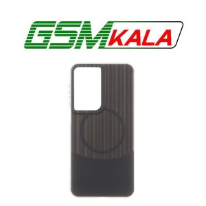 قاب کرکره ای طرح مگ سیف دور مات Samsung Galaxy A17 / A26 - ذغالی