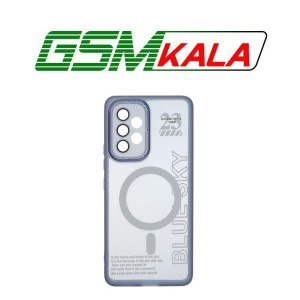 قاب Diamond Space طرح مگ سیف لنز گلس دار Samsung Galaxy A53 - آبی - MPS