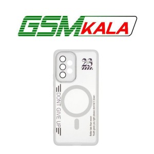 قاب Diamond Space طرح مگ سیف لنز گلس دار Samsung Galaxy A53 - سفید - MPS