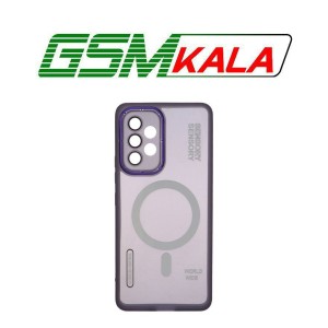 قاب Diamond Space طرح مگ سیف لنز گلس دار Samsung Galaxy A53 - بنفش - MPS