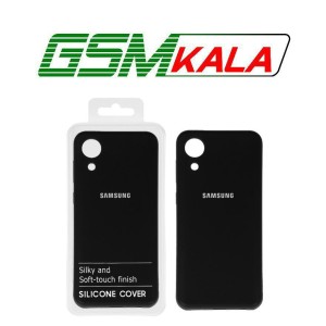 قاب نیو سیلیکون محافظ لنزدار Samsung A03 Core - RFF - مشکی