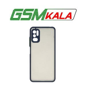 قاب پشت مات محافظ لنزدار Xiaomi Poco M3 Pro / Note 10 5G / Note 11 SE - سرمه ای