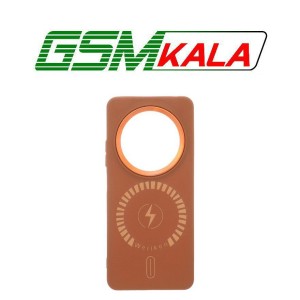 قاب Texture طرح مگ سیف Weiiken مدل Xiaomi Redmi 14C / Redmi A4 / Poco C75 - قهوه ای