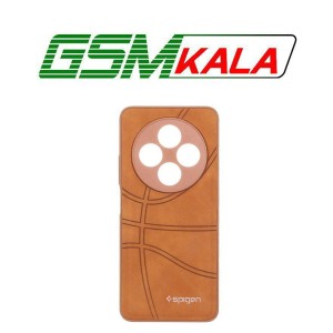 قاب طرح جیر Spigen بسکتبالی Xiaomi Redmi 14C / Redmi A4 / Poco C75 - عسلی