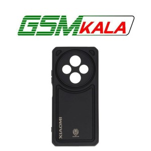 قاب Solid Case منحنی Golden Lion مدل Xiaomi Redmi 14C / Redmi A4 / Poco C75 - مشکی