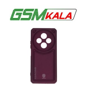 قاب Solid Case منحنی Golden Lion مدل Xiaomi Redmi 14C / Redmi A4 / Poco C75 - بنفش تیره