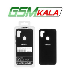 قاب سیلیکونی پاک کنی اورجینال درجه یک Samsung Galaxy A11 / M11 - مشکی (پک دار)