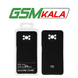 قاب نیو سیلیکون محافظ لنزدار Xiaomi Poco X3 / X3 Pro / X3 NFC - RFF - مشکی (پک دار)