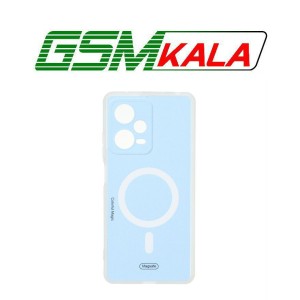 قاب Colorful Magic طرح مگ سیف محافظ لنزدار Xiaomi Redmi Note 12 Pro 5G - آبی روشن