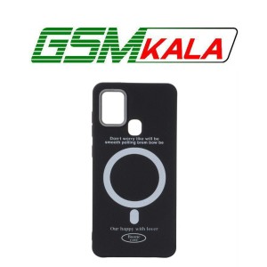 قاب Boone Case طرح مگ سیف لنز سیلور Samsung Galaxy A21s - مشکی