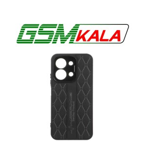 قاب پافر لوزی دور لنز براق Xiaomi Redmi 15C / Poco C85 - مشکی