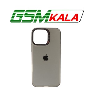 قاب So Cool لنز متال لوگودار Apple iPhone 16 Pro Max - مشکی
