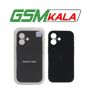 قاب سیلیکونی پاک کنی اورجینال Master Quality مدل Apple iPhone 16 - مشکی (پک دار)