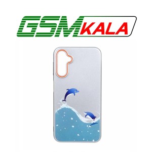 قاب سیلور دلفینی Samsung Galaxy A14 - طرح 15