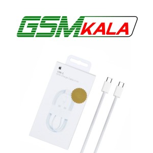 کابل شارژ آیفون 16 مدل MQKJ3ZM/A - سفید - اصل چین DST (گارانتی شش ماهه)