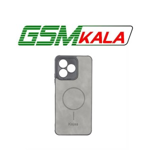 قاب جیر Kajsa طرح مگ سیف MNC مدل Realme C53 / C51 / Note 50 - طوسی