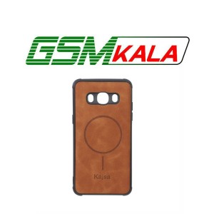 قاب جیر Kajsa طرح مگ سیف MNC مدل Samsung Galaxy J5 (2016) / J510 - قهوه ای روشن