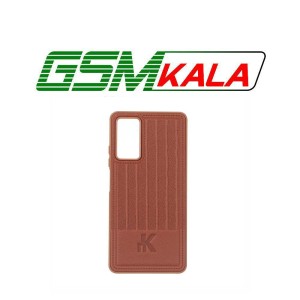 قاب NK چرمی Line Case مدل Xiaomi Redmi Note 12 Pro 4G / Redmi Note 11 Pro - قهوه ای