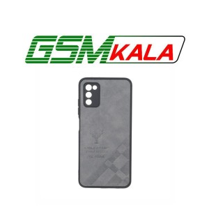 قاب طرح چرم گوزنی Pal Prime مدل Samsung Galaxy A03s / A02s - خاکستری
