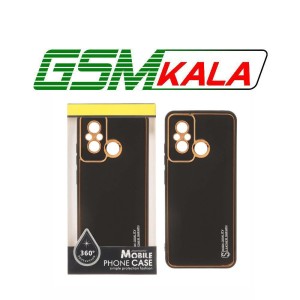 قاب My Case چرمی Leather Sheath مدل Xiaomi Redmi 12C / Redmi 11A / Poco C55 - مشکی (پک دار)