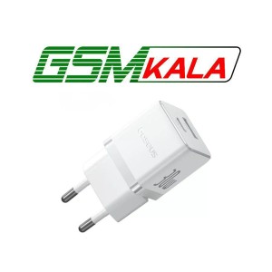 شارژر دیواری 30 وات دو پورت بیسوس با کابل دو سر تایپ سی Baseus CCZC30UE Palm Fast Charger 1C+1U 30W P1011160A113