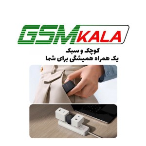 شارژر دیواری 30 وات دو پورت بیسوس با کابل دو سر تایپ سی Baseus CCZC30UE Palm Fast Charger 1C+1U 30W P1011160A113