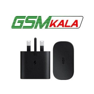 شارژر دیواری 25 وات سامسونگ EP-T2510 PD 3A + کابل تبدیل تایپ سی